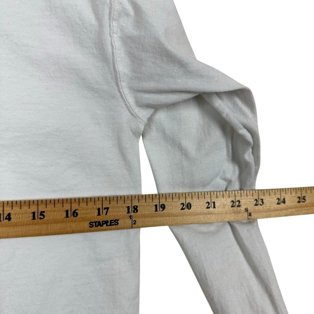 Adidas Unisex Long Sleeve Tee Youth L 90s Vintage Sportscore Americana Indie Y2K - Picture 6 of 7